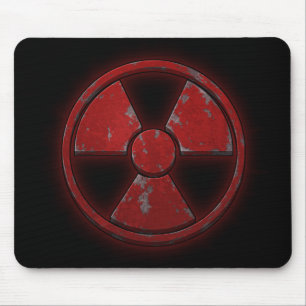 Red Nuke Mouse Mat