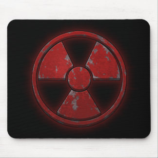Red Nuke Mouse Mat