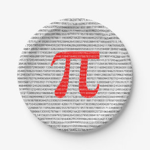 Red Number pi is a mathematical constant symbol Paper Plate