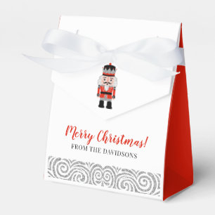 Red Nutcracker Christmas Holiday Favour Box