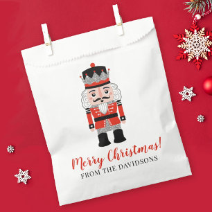 Red Nutcracker Christmas Holiday Party Favour Favour Bags