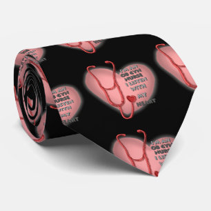 Red Ob Gyn Nurse Tie
