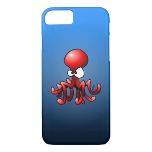 Red octopus Case-Mate iPhone case