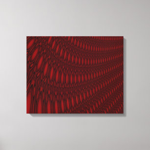Red Octopus Tentacles Canvas Print