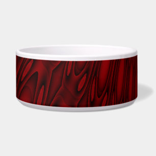 Red Octopus Tentacles Dog Bowl