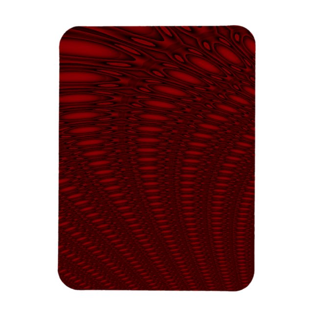 Red Octopus Tentacles Magnet (Vertical)