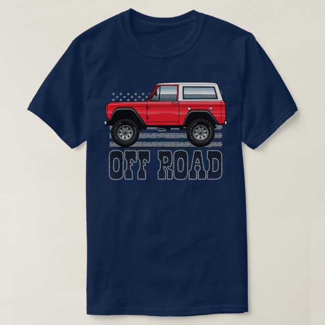 Red OffRoad T-Shirt (Design Front)