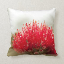 Red Ohia Lehua Pillow