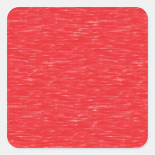 Red oil painted square sticker