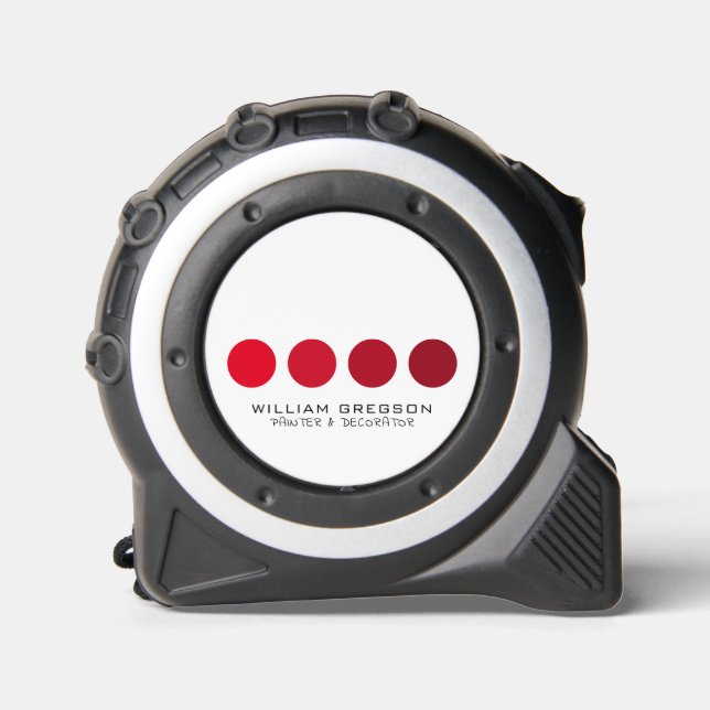 Red Ombre Circles, Painter & Decorator 1 (Front)