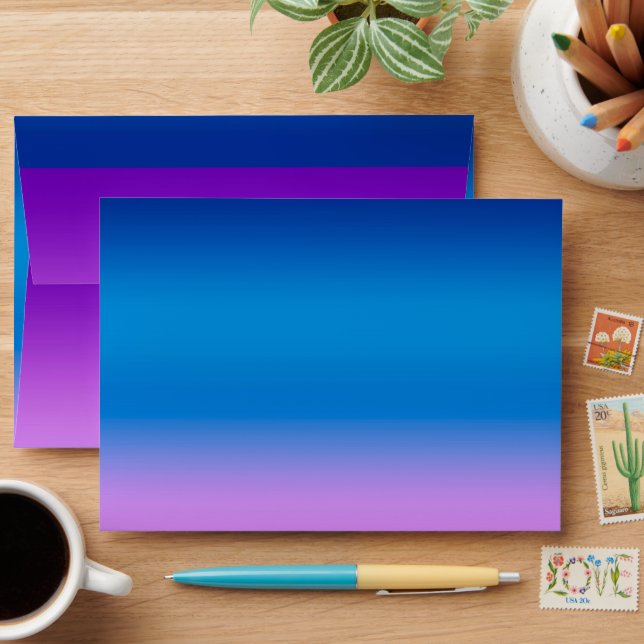 Red Ombre Envelope (Desk)