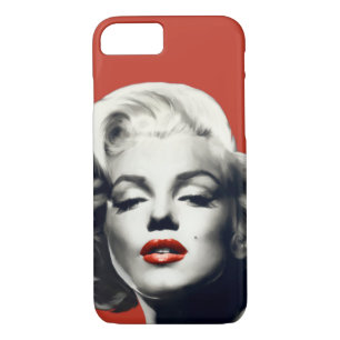 Red on Red Lips Marilyn iPhone 8/7 Case