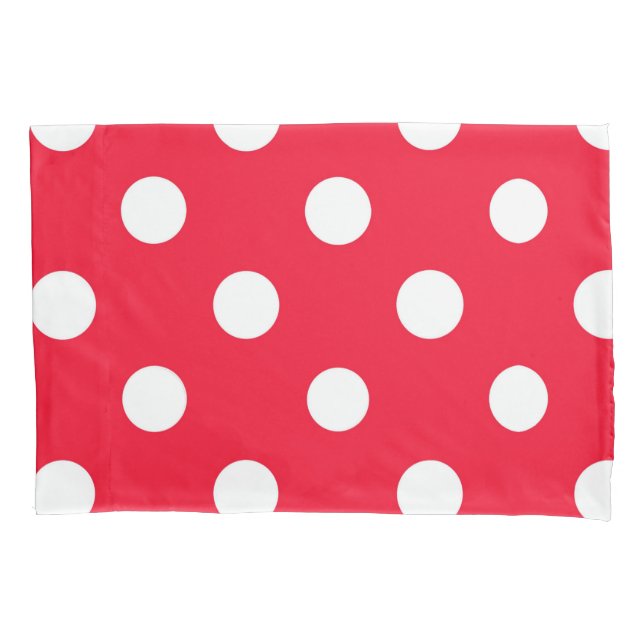 Red on Snow Reversible Pillowcase (Front)