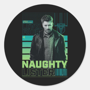 Red One - Naughty Lister Classic Round Sticker