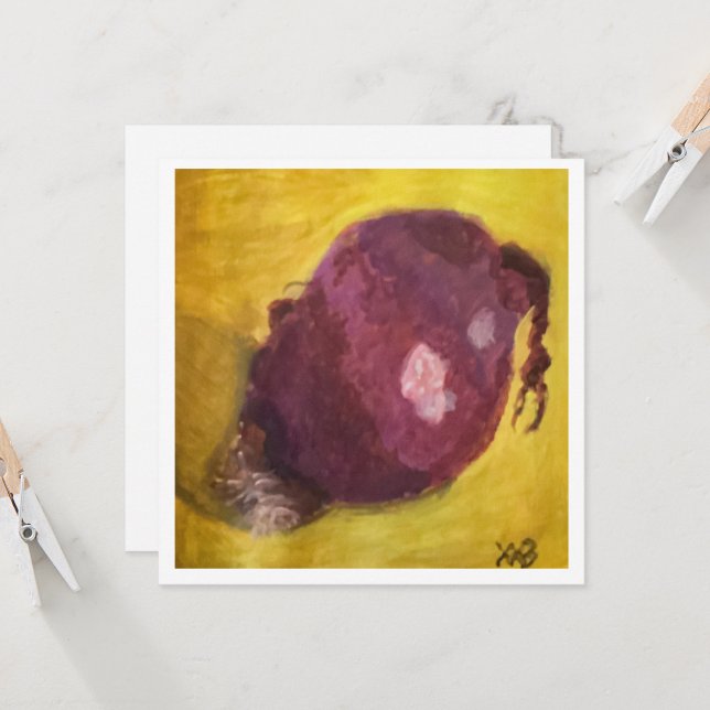 Red Onion Card (Front/Back In Situ)