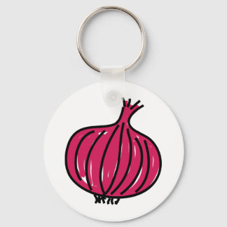 Red Onion Key Ring
