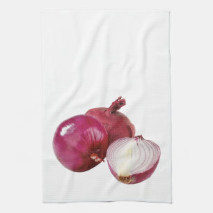 'Red Onions' Kitchen Towel