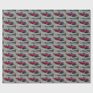 Red Opel Rekord 1900 Wrapping Paper