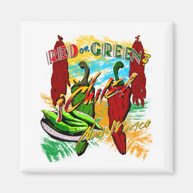 Red or Green? Magnet (Front)