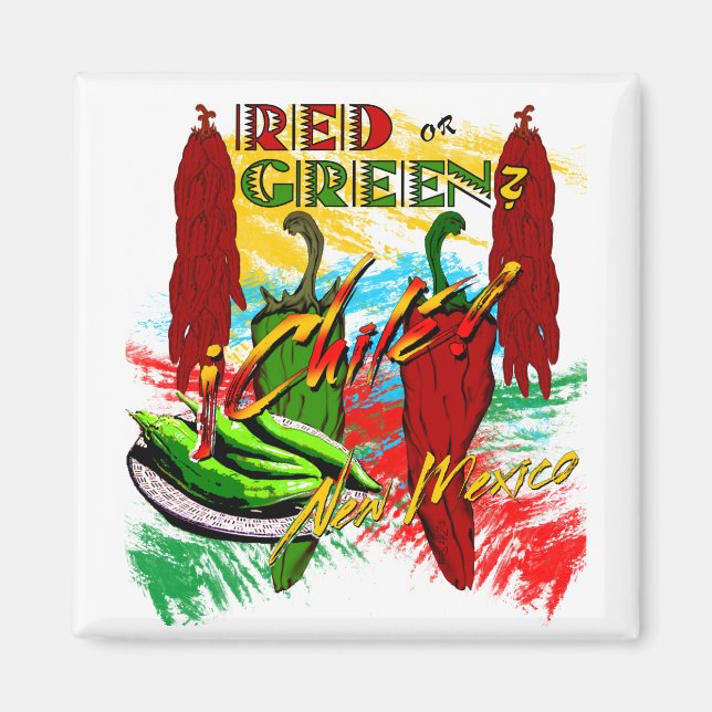Red or Green? Magnet (Front)