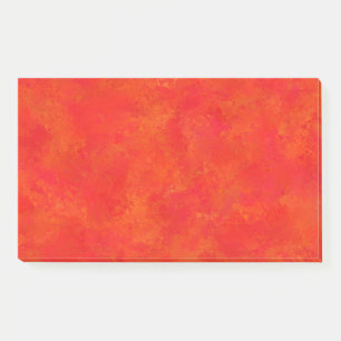 Red Orange Abstract Pattern Post-it Notes