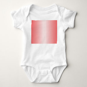 Red, orange, and pink brushstrokes blend together baby bodysuit
