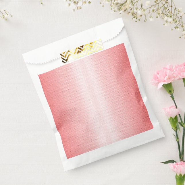 Red, orange, and pink brushstrokes blend together  favour bags (Sealed)