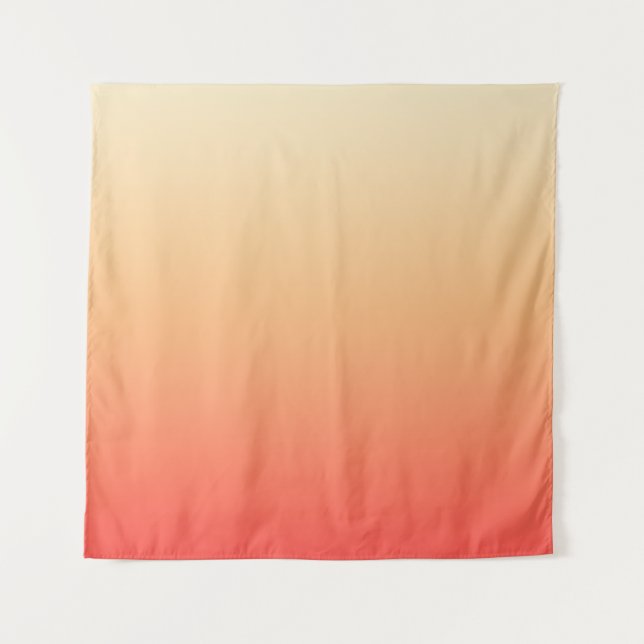 Red orange and yellow gradient tapestry (Front)