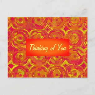 Red, Orange and Yellow postcard