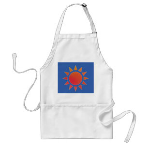 Red Orange Apron