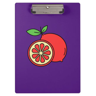 Red Orange Clipboard