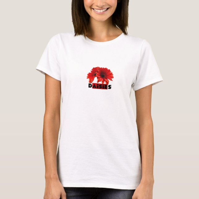 Red Orange Daisies T-Shirt (Front)