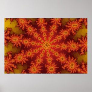 Red Orange Decasteer Poster
