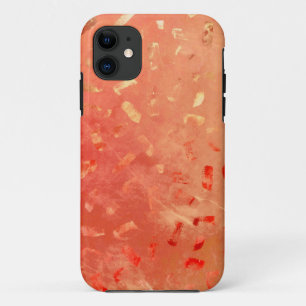 Red Orange Gold Glitter iPhone 11 Case