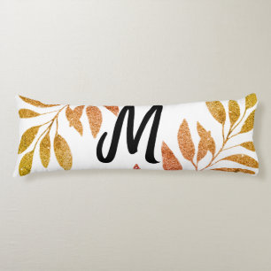 red orange green sparkle glitter add our name mono body cushion