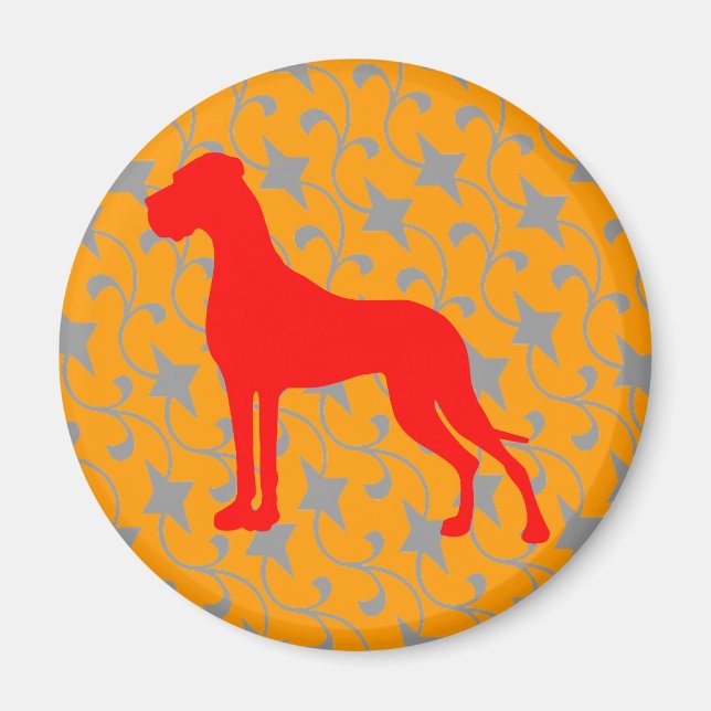 red orange magnet (Front)