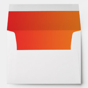 Red & Orange Ombre Envelope