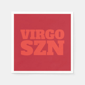 Red Orange OMG It's Virgo SZN Cool Napkin