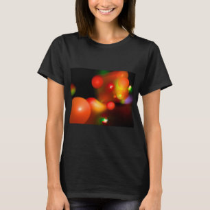 RED ORANGE QUANTUM BUBBLES FRACTAL T-Shirt