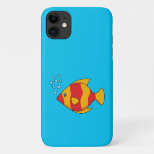 Red Orange Tropical Fish iPhone 11 Case