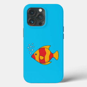 Red Orange Tropical Fish iPhone 13 Pro Case