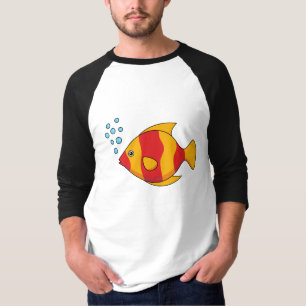 Red Orange Tropical Fish T-Shirt