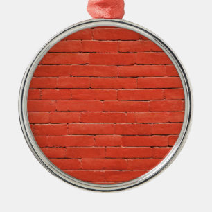 Red Orange Wall Metal Tree Decoration