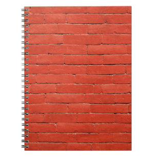 Red Orange Wall Notebook