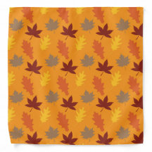 RED ORANGE YELLOW GRAY AUTUMN LEAVES