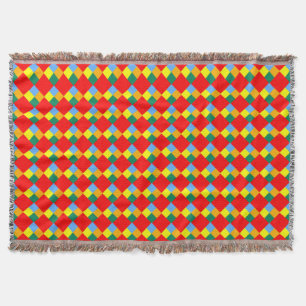 Red Orange Yellow Green Blue Throw Blanket
