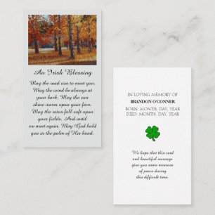 Red Orange Yellow Green Heartfelt Condolences Business Card