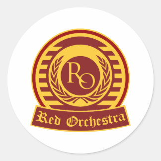RED ORCHESTRA LOGO CLASSIC ROUND STICKER