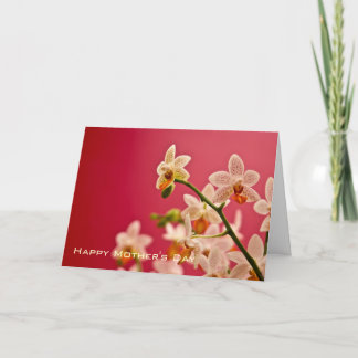 Red Orchid • Happy Mother's Day Card