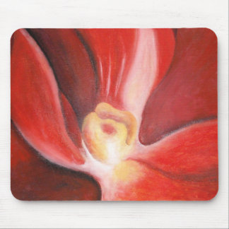 Red Orchid Mouse Mat